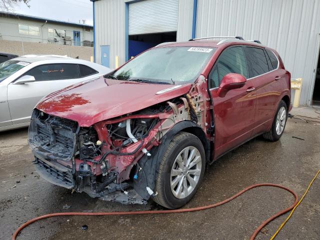 LRBFX1SA8JD010589 - 2018 BUICK ENVISION ESSENCE BURGUNDY photo 1