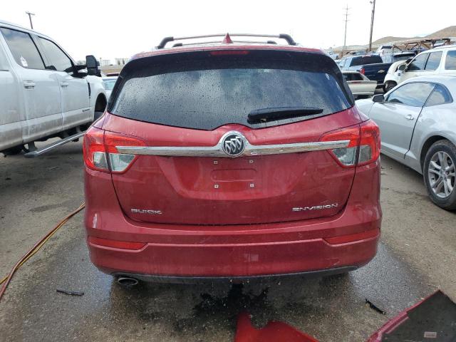 LRBFX1SA8JD010589 - 2018 BUICK ENVISION ESSENCE BURGUNDY photo 6