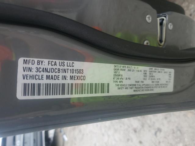 3C4NJDCB1NT101503 - 2022 JEEP COMPASS LIMITED 灰色 照片 13