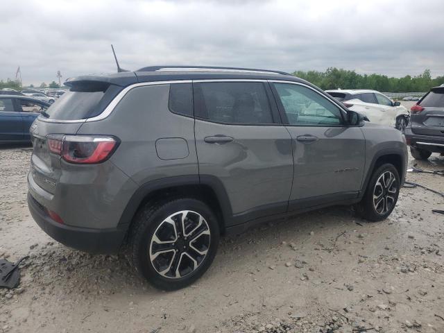 3C4NJDCB1NT101503 - 2022 JEEP COMPASS LIMITED 灰色 照片 3