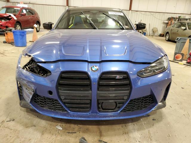 WBS33AY03NFL86621 - 2022 BMW M3 COMPETITION BLUE photo 5