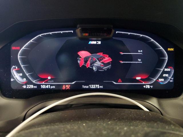 WBS33AY03NFL86621 - 2022 BMW M3 COMPETITION BLUE photo 9