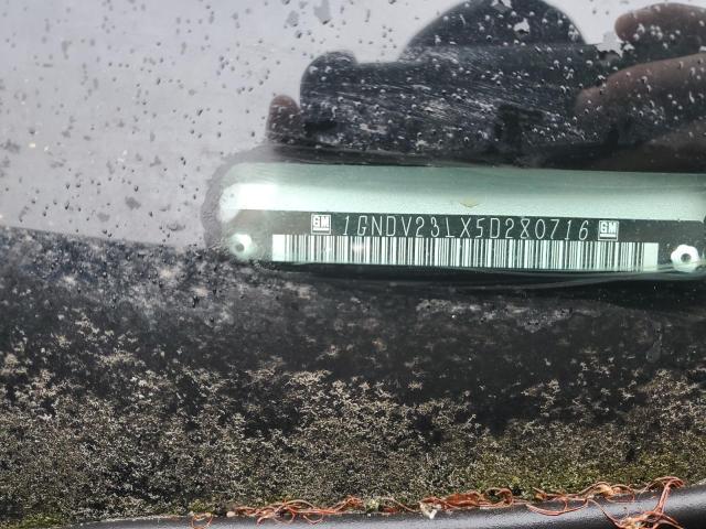 1GNDV23LX5D280716 - 2005 CHEVROLET UPLANDER LS GRAY photo 13