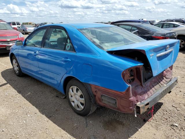 4T1BE32K33U249136 - 2003 TOYOTA CAMRY LE BLUE photo 2