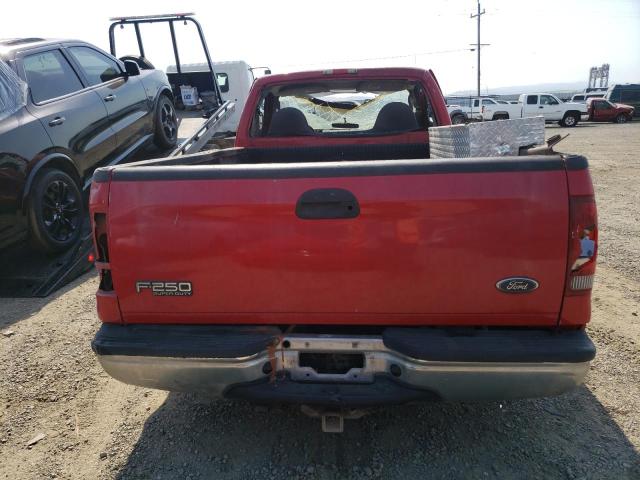 1FTNF20L63EA66635 - 2003 FORD F250 SUPER DUTY RED photo 6