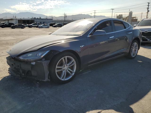 5YJSA1CG1DFP19978 - 2013 TESLA MODEL S Մոխրագույն լուսանկար 1