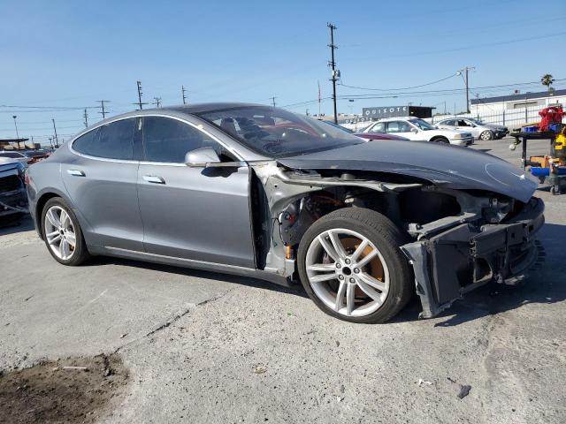 5YJSA1CG1DFP19978 - 2013 TESLA MODEL S Մոխրագույն լուսանկար 4