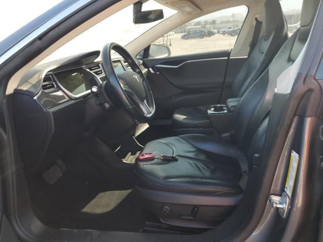 5YJSA1CG1DFP19978 - 2013 TESLA MODEL S Մոխրագույն լուսանկար 7