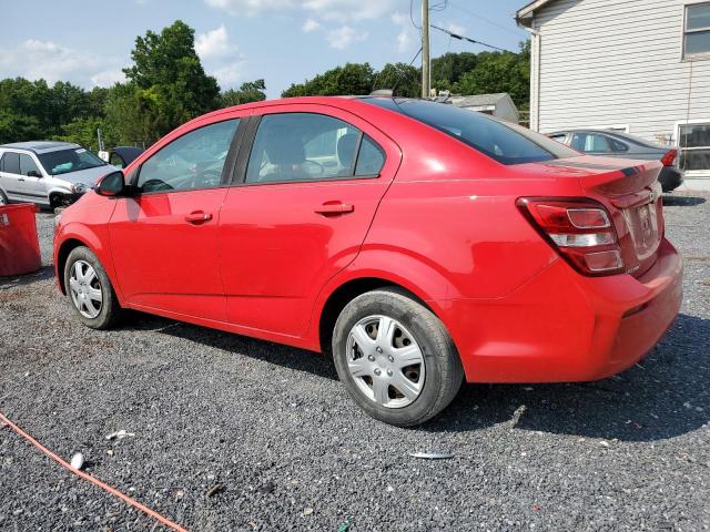 1G1JB5SG4H4134299 - 2017 CHEVROLET SONIC LS RED photo 2