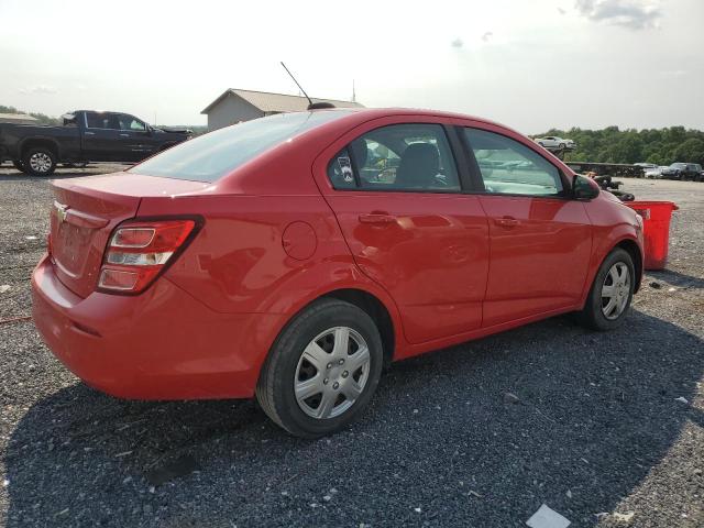 1G1JB5SG4H4134299 - 2017 CHEVROLET SONIC LS RED photo 3