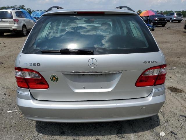 WDBUH82J35X176228 - 2005 MERCEDES-BENZ E 320 4MATIC SILVER photo 6