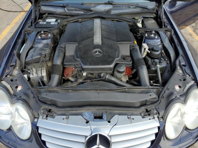 WDBSK75F03F027918 - 2003 MERCEDES-BENZ SL 500R BLUE photo 11