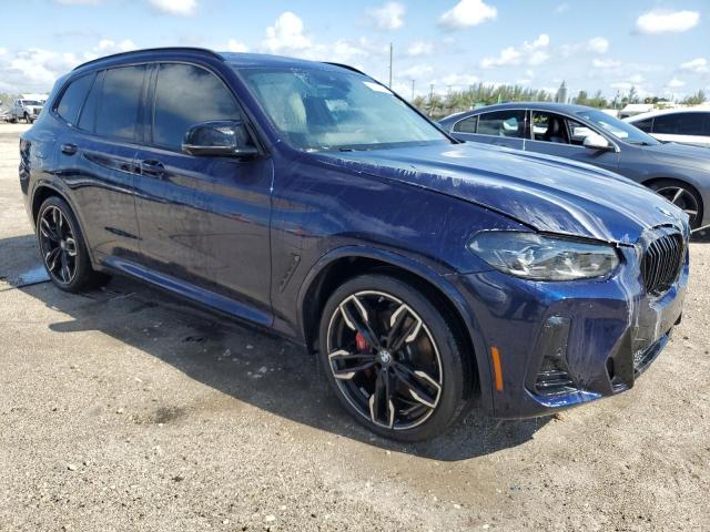 5UX83DP01R9U95517 - 2024 BMW X3 M40I BLUE photo 4