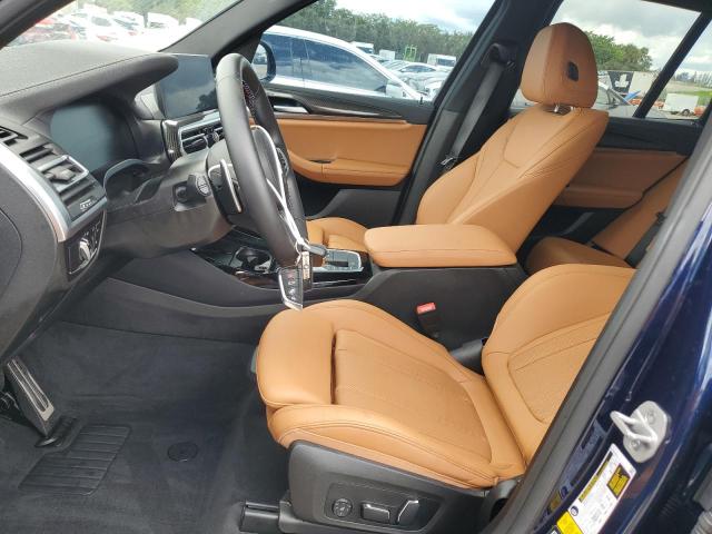 5UX83DP01R9U95517 - 2024 BMW X3 M40I BLUE photo 7