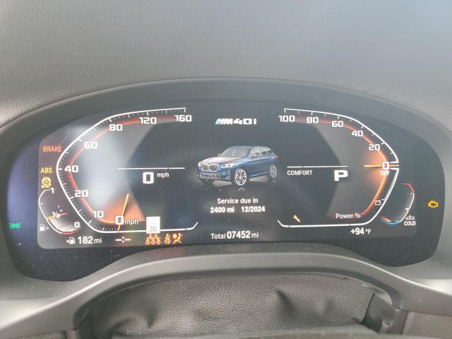 5UX83DP01R9U95517 - 2024 BMW X3 M40I BLUE photo 9