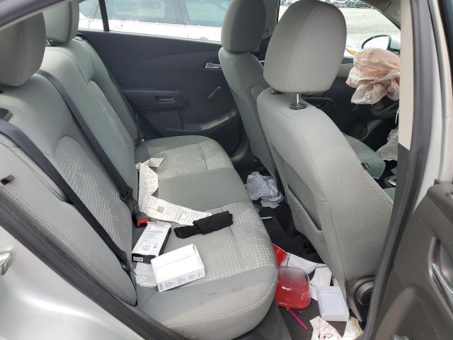 1G1JA5SH0C4219399 - 2012 CHEVROLET SONIC LS SILVER photo 10