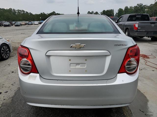 1G1JA5SH0C4219399 - 2012 CHEVROLET SONIC LS SILVER photo 6
