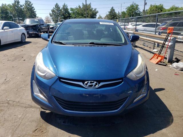 KMHDH4AE2FU325967 - 2015 HYUNDAI ELANTRA SE BLUE photo 5