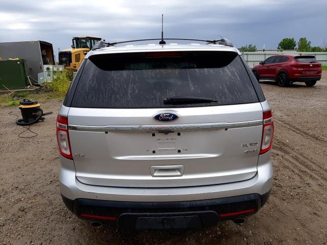 1FMHK8D86BGA93771 - 2011 FORD EXPLORER XLT SILVER photo 6