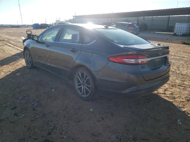 3FA6P0LU6HR285759 - 2017 FORD FUSION SE HYBRID CHARCOAL photo 3