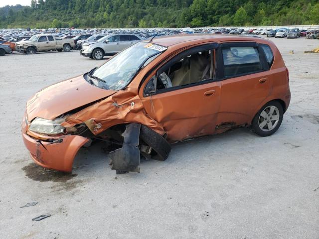 KL1TD66638B088467 - 2008 CHEVROLET AVEO BASE ORANGE photo 1