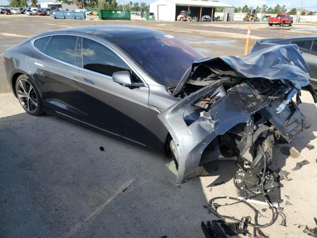 5YJSA1E21HF212120 - 2017 TESLA MODEL S Գրաֆիտ լուսանկար 4