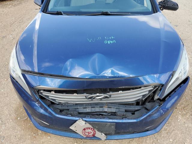 5NPE24AF5HH576322 - 2017 HYUNDAI SONATA SE BLUE photo 11