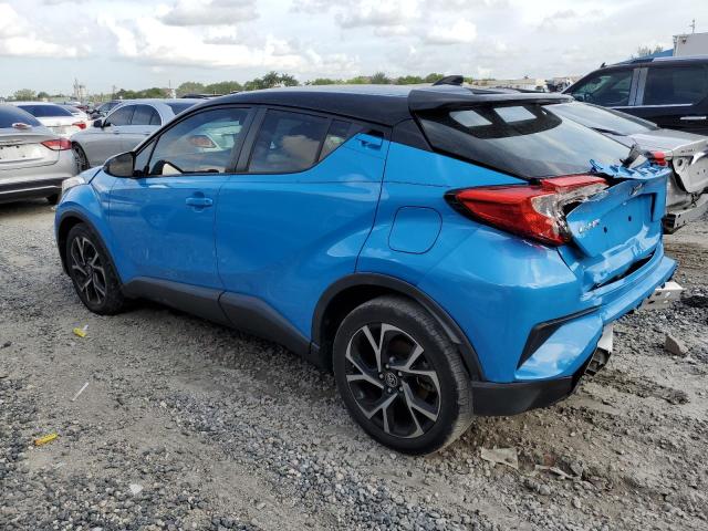 NMTKHMBX5KR084432 - 2019 TOYOTA C-HR XLE BLUE photo 2