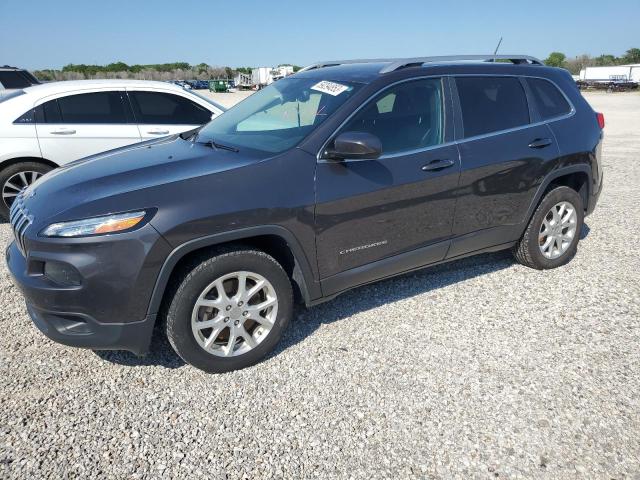 1C4PJLCS0EW319395 - 2014 JEEP CHEROKEE LATITUDE GRAY photo 1