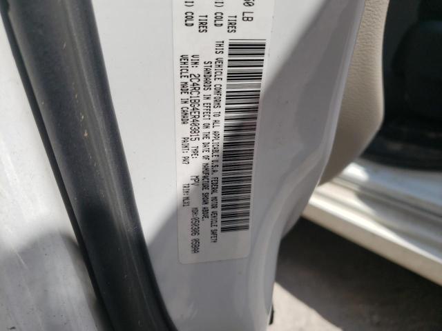 2C4RC1BG4ER403815 - 2014 CHRYSLER TOWN & COU TOURING WHITE photo 13