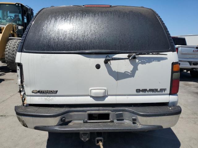 1GNEK13T64J178871 - 2004 CHEVROLET TAHOE K1500 WHITE photo 6