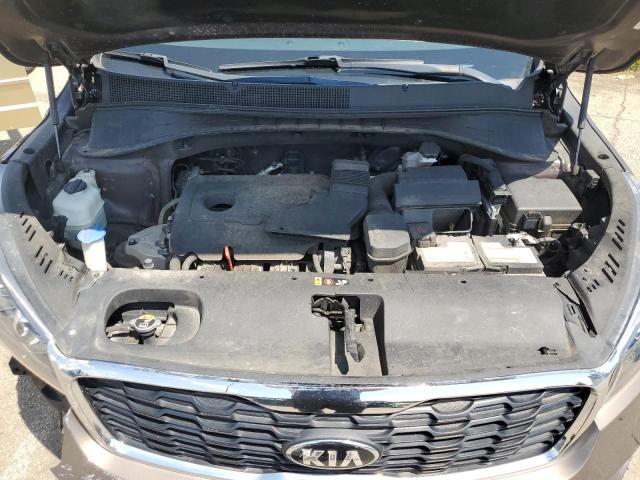 5XYPG4A31KG433155 - 2019 KIA SORENTO L BROWN photo 11