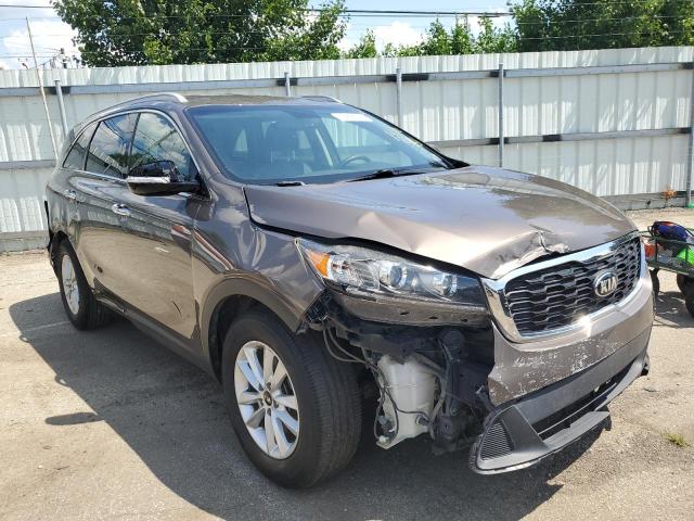 5XYPG4A31KG433155 - 2019 KIA SORENTO L BROWN photo 4