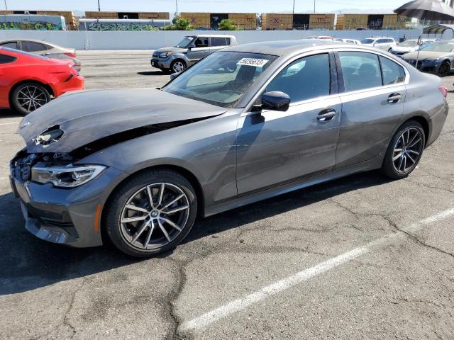 3MW5R1J0XN8C44961 - 2022 BMW 330I CHARCOAL photo 1