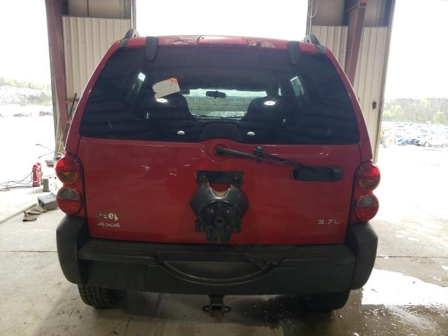 1J4GL48K84W176777 - 2004 JEEP LIBERTY SPORT 红色 照片 6