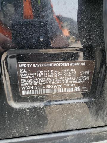 WBXHT3C34J5K29726 - 2018 BMW X1 XDRIVE28I Қара фото 13