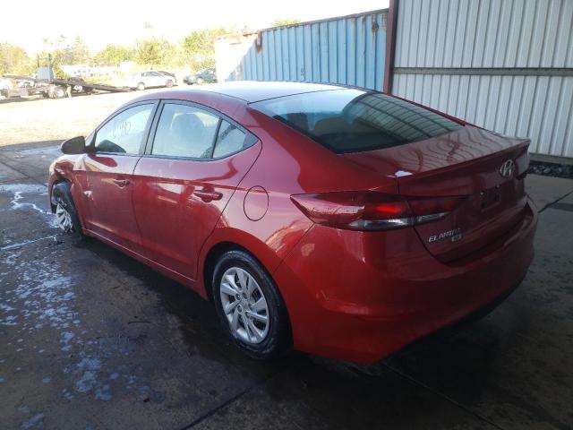 5NPD74LF6JH286056 - 2018 HYUNDAI ELANTRA SE RED photo 3