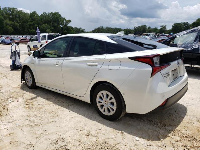 JTDKARFU0L3103684 - 2020 TOYOTA PRIUS L WHITE photo 2