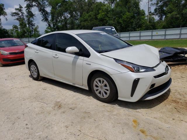 JTDKARFU0L3103684 - 2020 TOYOTA PRIUS L WHITE photo 4