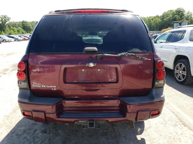 1GNDT13S552252194 - 2005 CHEVROLET TRAILBLAZE LS MAROON photo 6