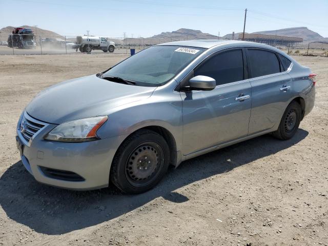 3N1AB7APXDL635547 - 2013 NISSAN SENTRA S SILVER photo 1