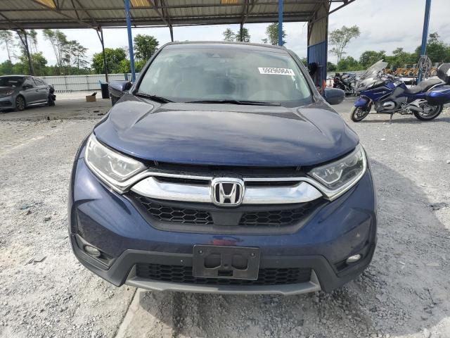 2HKRW2H50KH633086 - 2019 HONDA CR-V EX BLUE photo 5