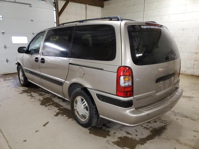 1GNDX03E52D110887 - 2002 CHEVROLET VENTURE TAN photo 3