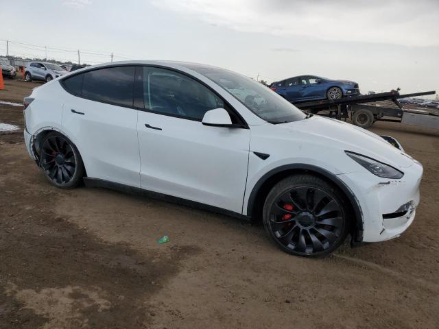 7SAYGDEFXPF868931 - 2023 TESLA MODEL Y WHITE photo 4