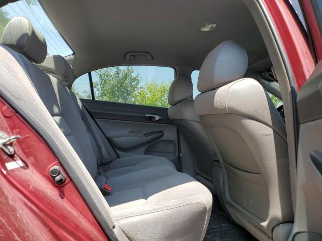 2HGFA16526H025469 - 2006 HONDA CIVIC LX Tünd qırmızı foto 10
