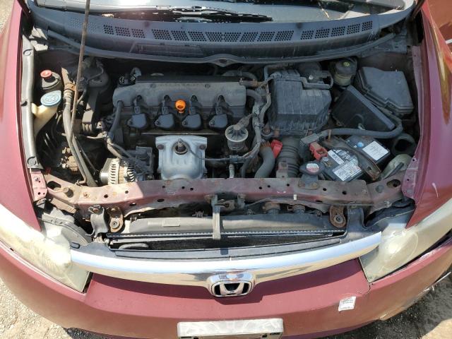 2HGFA16526H025469 - 2006 HONDA CIVIC LX Tünd qırmızı foto 11