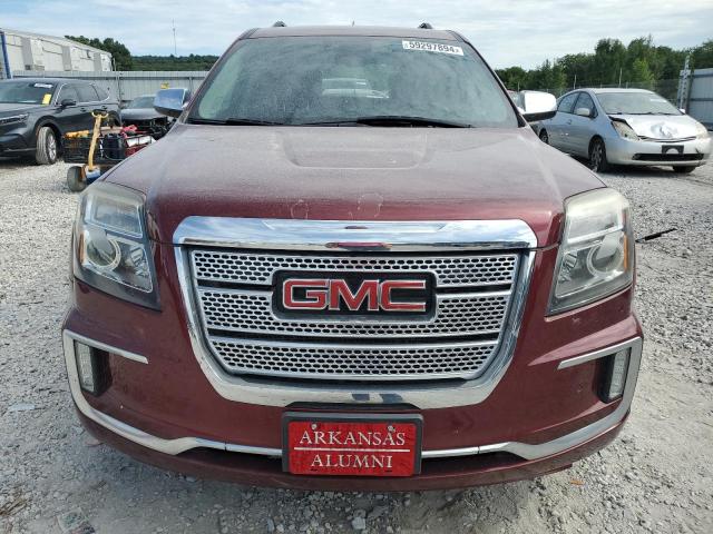 2GKFLVEK3G6249486 - 2016 GMC TERRAIN DENALI MAROON photo 5