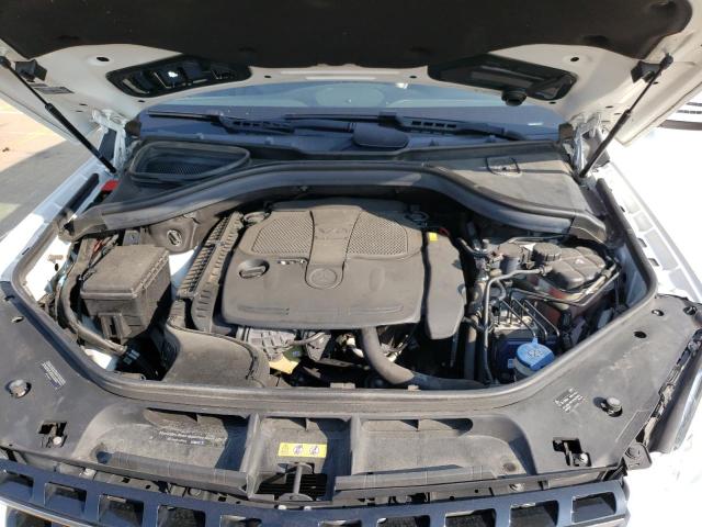 4JGDA5HB2FA617691 - 2015 MERCEDES-BENZ ML 350 4MATIC WHITE photo 12