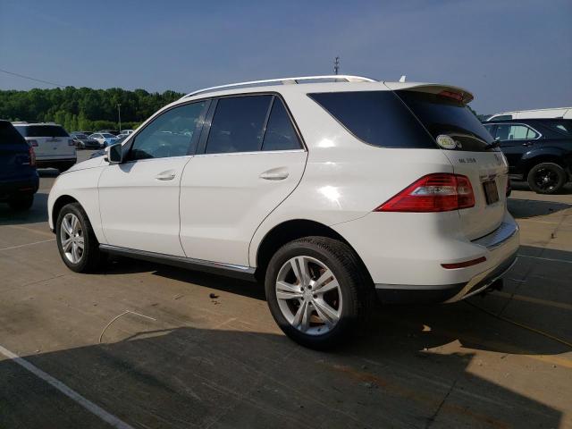 4JGDA5HB2FA617691 - 2015 MERCEDES-BENZ ML 350 4MATIC WHITE photo 2