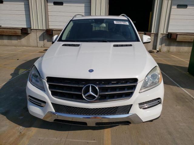 4JGDA5HB2FA617691 - 2015 MERCEDES-BENZ ML 350 4MATIC WHITE photo 5